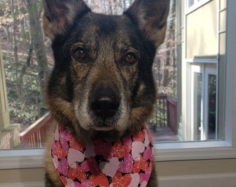 Valentine gift for dog bandana best gift for dog #1 bandana for dog lover dog fashion dog collar best dog gift for Valentines day