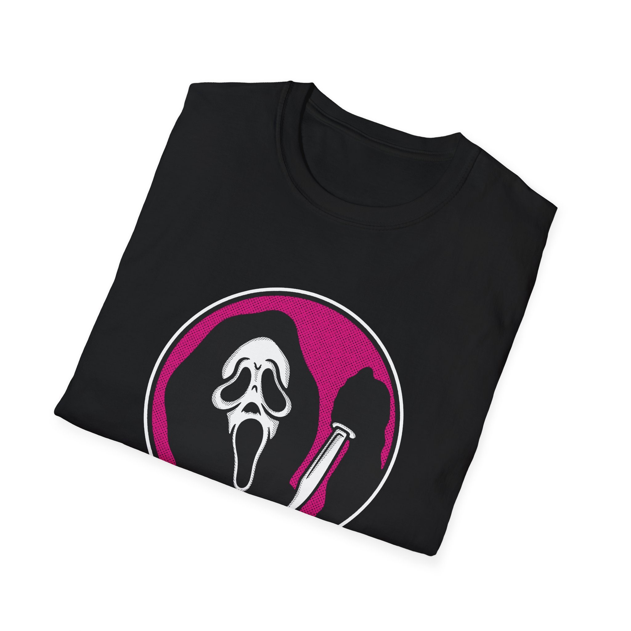 Creepy Ghostface Barbie Font Tee Horror Doll Graphic T-shirt - Etsy