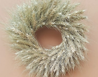 Natural handmade barley wreath for home decoration all year round wreath