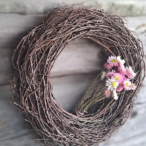 Ghirlanda di rami di betulla per decorazioni domestiche, forniture per la creazione di ghirlande naturali, base per ghirlande, ornamento decorativo per appendino alla porta