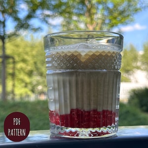 Raspberry Matcha Iced Drink | PDF Recipe, Instant Download