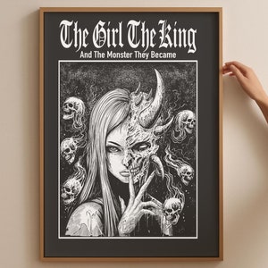 One Dark Window Poster, Two Twisted Crowns, The Shepherd King Inspired, Fantasy Print