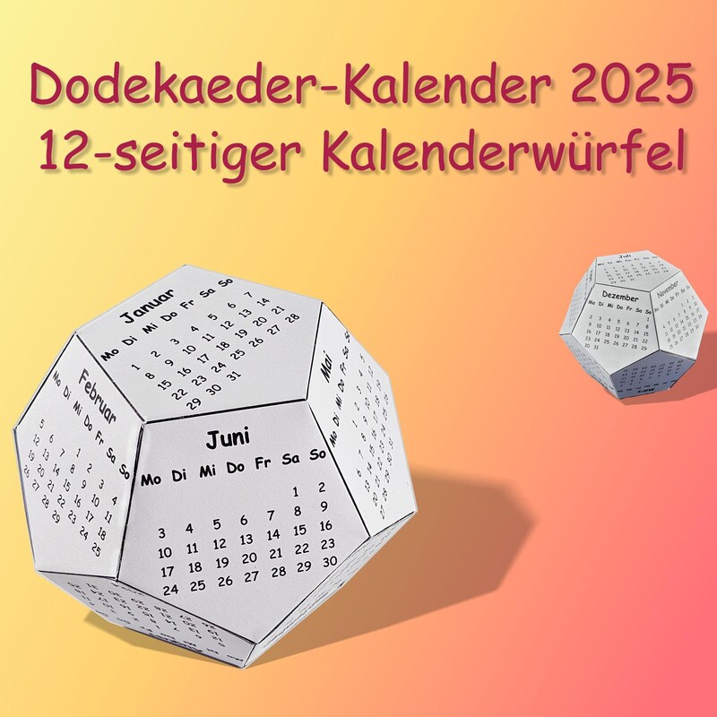 3d Calendar 2025 Etsy
