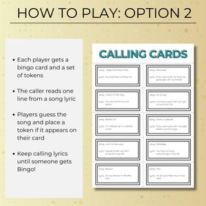 90s Music Bingo: 50 Printable Cards, Exciting Party Game with Spotify Playlist, Instant Digital Download