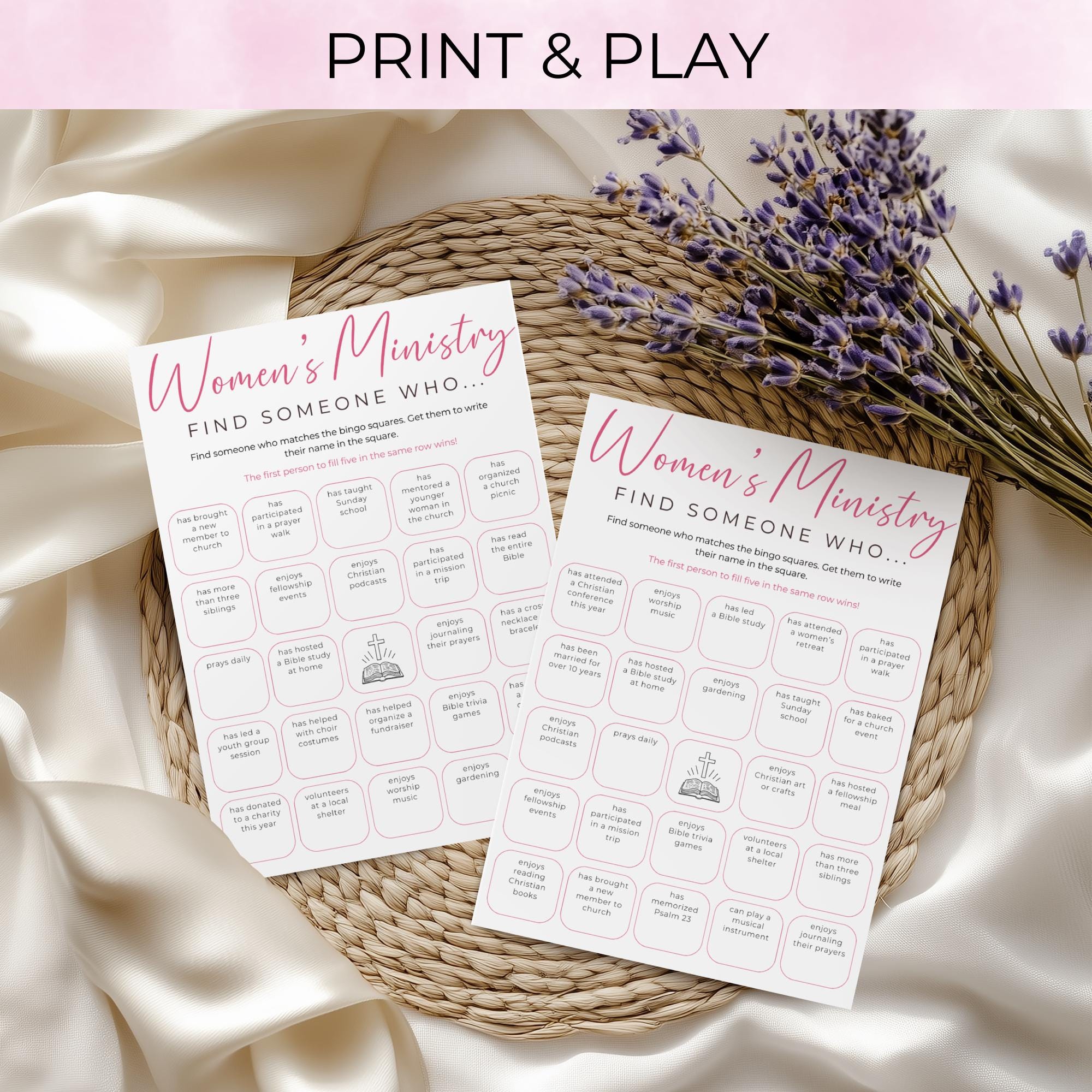 Women's Ministry Find the Guest Bingo, Find Someone Who Bingo ...