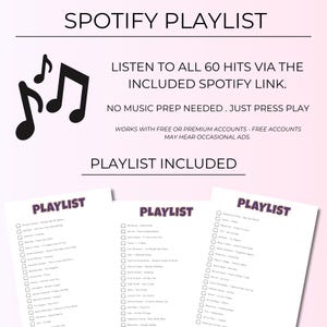 R&B Music Bingo, 200 Unique Cards with Spotify Playlist, Printable Party Game and Music Night Activity