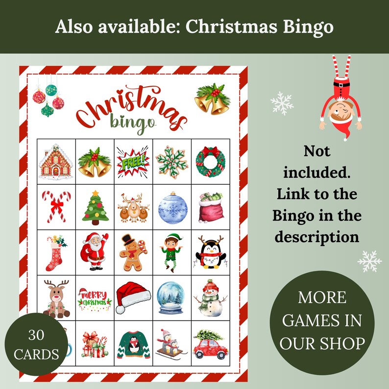 Christmas Gift Exchange Dice Game – Pass the Present | Fun White ...