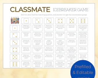 First Day of School Icebreaker Games, Engaging Classroom Activities for Teachers, Fun Get to Know You Ideas