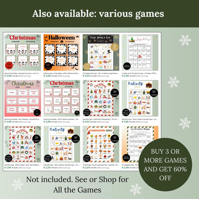 Christmas Gift Exchange Dice Game – Pass the Present | Fun White ...