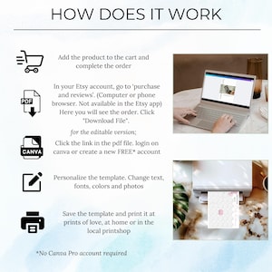 How the digital Mingle Bingo download works, download from Etsy and edit the template in Canva