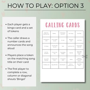 Love Songs Music Bingo, Fun Printable Game, Valentine's Day Celebration, 30 Cards, Music Party Activity