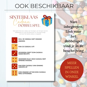 Sinterklaas Bingo Spel Printbaar, 100 Unieke Kaarten, Sinterklaas Activiteit voor Kinderen, School, Pakjesavond of Familiefeest