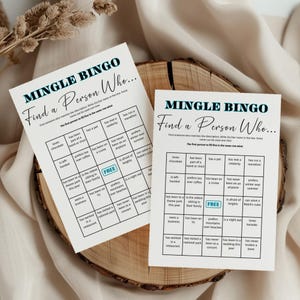 Bingo „Poznajmy się”, zabawna gra przełamująca lody, która pomaga w budowaniu zespołu, wydrukowana aktywność na imprezę biurową, networking, poznawanie nowych ludzi