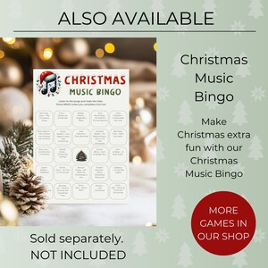 Jingle & Mingle Christmas Bingo, Find Someone Who Ice Breaker Game ...