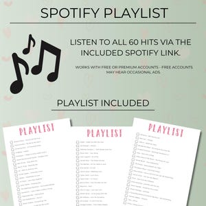 Love Songs Music Bingo, Fun Printable Game, Valentine's Day Celebration, 30 Cards, Music Party Activity