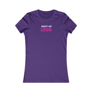 Women&#39;s Running Tshirt that reads Shut Up LEGS