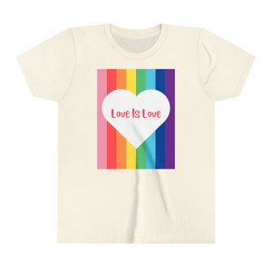 Love is Love Child&#39;s Short Sleeve Tee