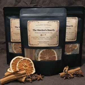 Protection Simmer Pot Kit – The Warden’s Hearth, Botanical Home Fragrance