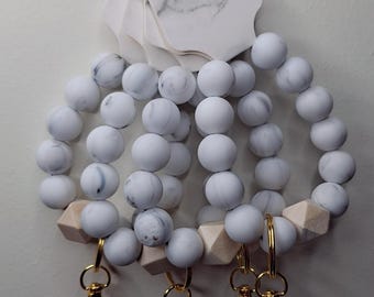 15mm Silicone Beaded Bracelet