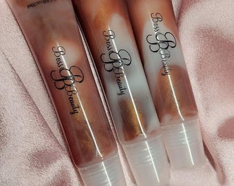 Caramel Mocha Lip Gloss: Vegan Cruelty-Free Beauty