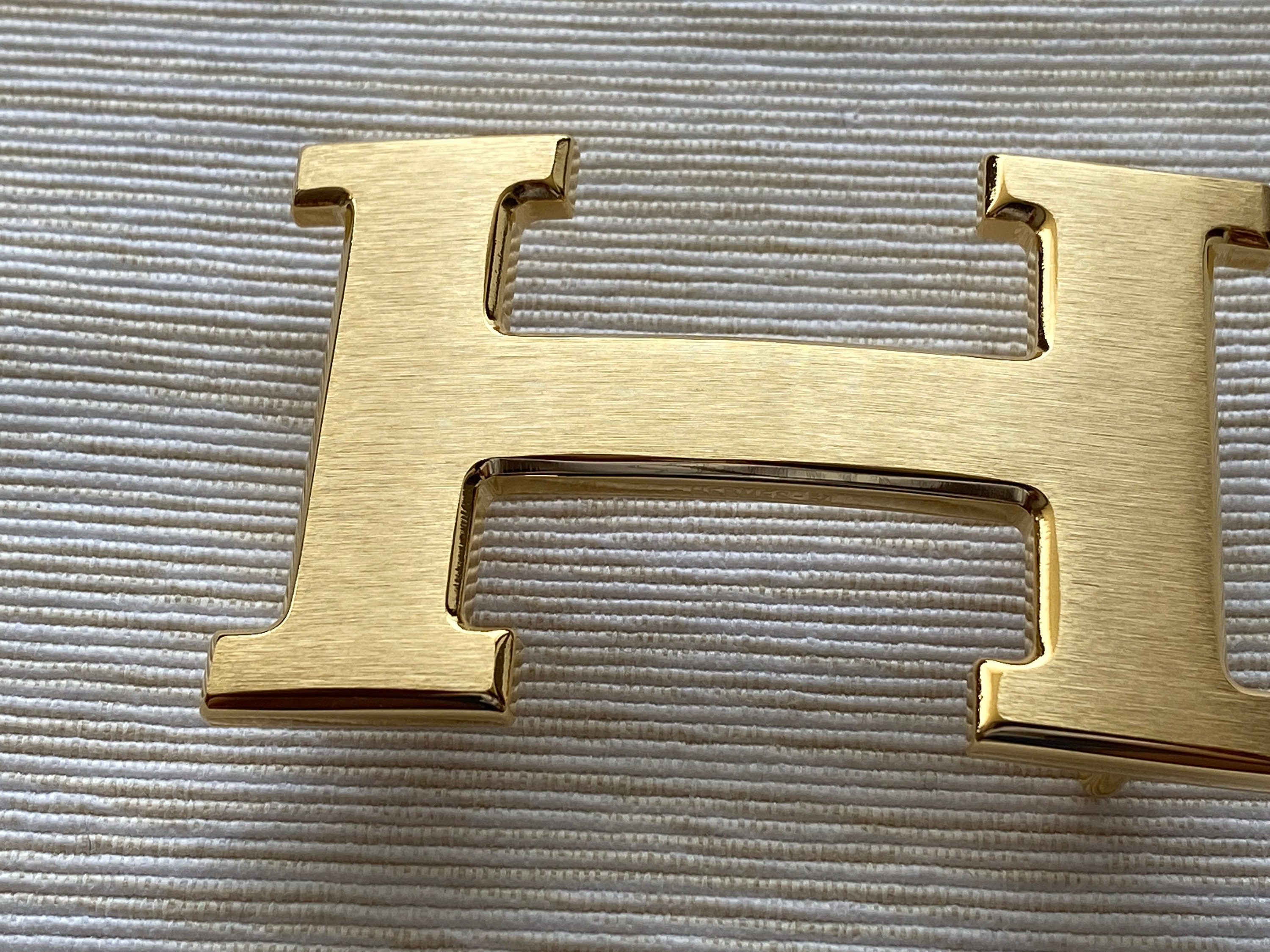 Hermes gold buckle hotsell