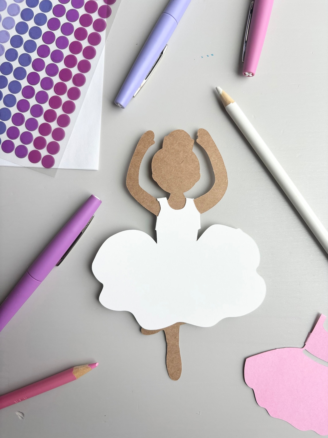 Valentine Ballerina Paper Doll Design Your Own Valentine’s Day Dancer ...