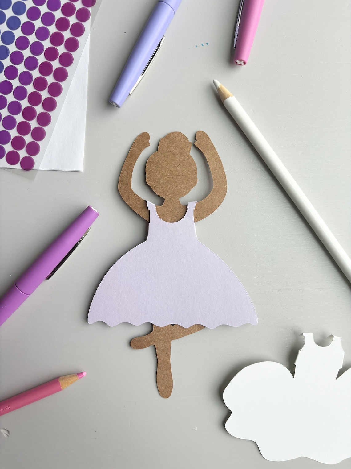 Valentine Ballerina Paper Doll Design Your Own Valentine’s Day Dancer ...