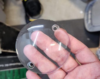 Transparent Clear Custom Harley 2 Hole Points Cover