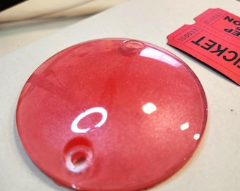 Trans Pink Pearl Custom Harley 2 Hole Points Cover