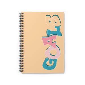 Motivational Goals Notebook - Perfect for Journaling, Planning, Organizing, Gift for Students, Goal Setting