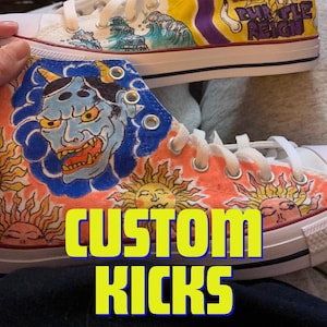Custom Painted Sneakers