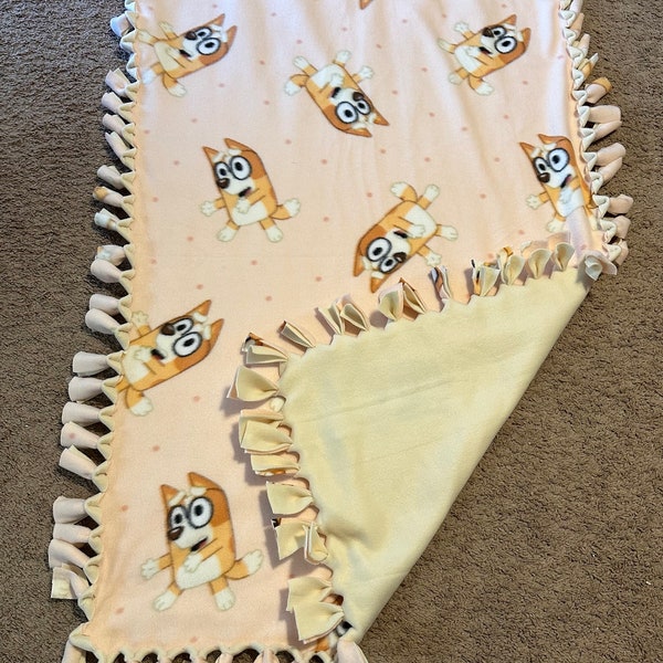 Handmade Bingo Fleece Blankets- prices vary with size (please see description)