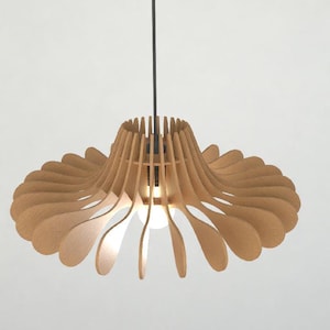 4 mm Plywood Laser Cut Decorative Pendant Lamp SVG DXF Template Glowforge Wooden Lampshade DXF Cnc Pattern Vector Lamp Chandelier Svg