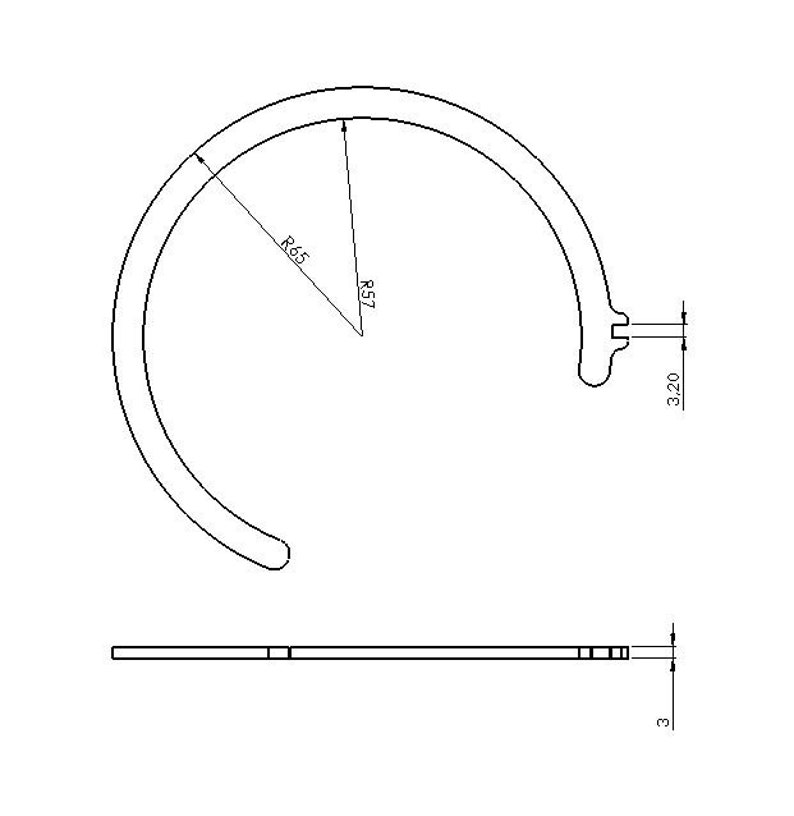 3 mm plywood laserskurna pendellampa SVG DXF-filer | Mall för modern träkrona | Glowforge digital nedladdning bild 12