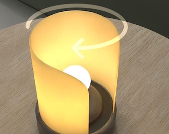 Modern Table Lamp STL | Home Decor | Night Stand Lamp | Bedside Lamp | Decorative Lamp STL 3D Print File, Digital Download for 3D Printing