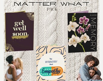 No importa qué paquete de tarjetas de felicitación