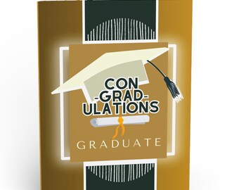 Graduación Con-GRAD-ulaciones Tarjetas de felicitación