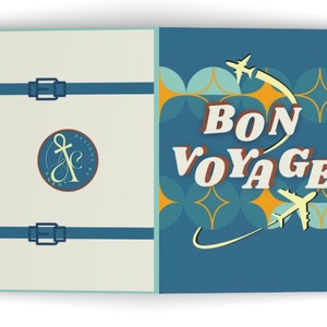 Bon Voyage ( Have A Nice Trip) Travel Greeting Card