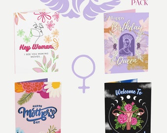 Paquete de tarjetas de felicitación Tarjetas para ella