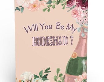 ¿Serás mi dama de honor? Tarjetas de felicitación