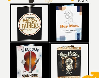 Paquete de tarjetas de felicitación Tarjetas para él