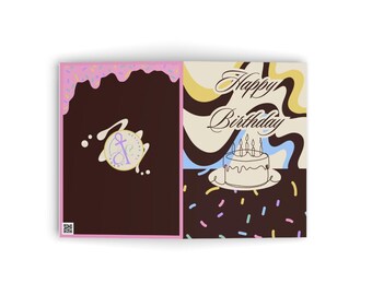 Tarjeta de felicitación de feliz cumpleaños (edición dulce)