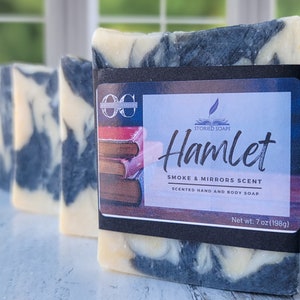 Hamlet by Storied Soaps Smoke & Mirrors Scented scented Oversized 7 oz Bar Soap Discontinued image 7