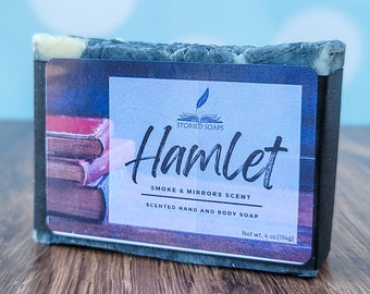 Hamlet by Storied Soaps - Smoke & Mirrors scented - 4 oz Bar Soap (discontinued)