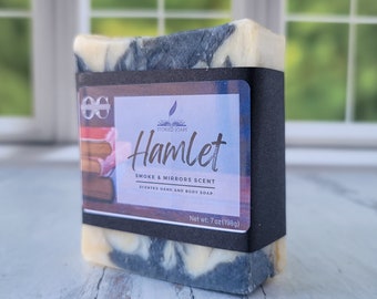 Hamlet by Storied Soaps - Smoke & Mirrors Scented scented - Oversized 7 oz Bar Soap - Discontinued