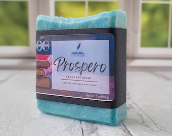 Prospero - Sage Leaf scented - 7 oz Bar Soap - Discontinued