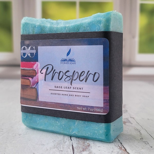 Prospero - Sage Leaf scented - 7 oz Bar Soap - Discontinued