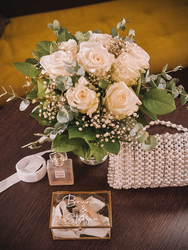 Ringbox Hochzeit personalisiert Ringkästchen Hochzeit Trauung Verlobung Bild 4