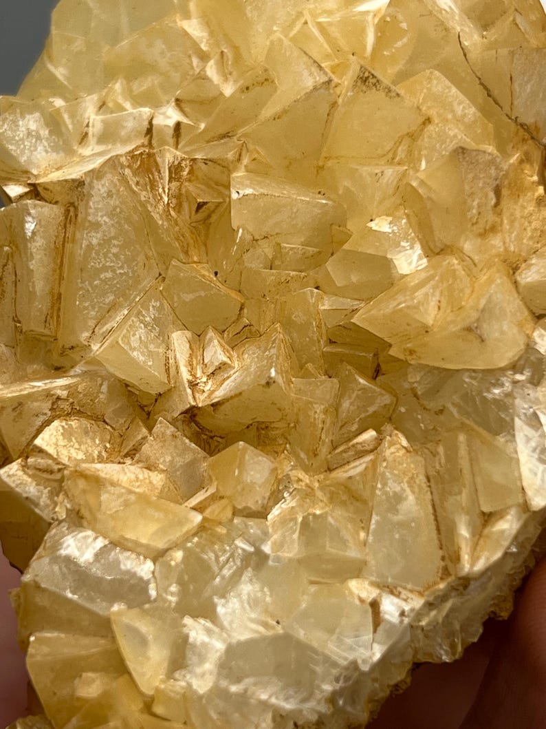 Orange Crystal Calcite Mineral, From Turkey - Etsy