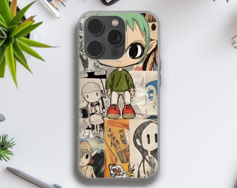 Funda estética para teléfono Yoshitomo compatible con iPhone 12 Pro, iPhone 16+, Samsung S24, A53, S21, S23 Ultra, Google Pixel 9, 6A